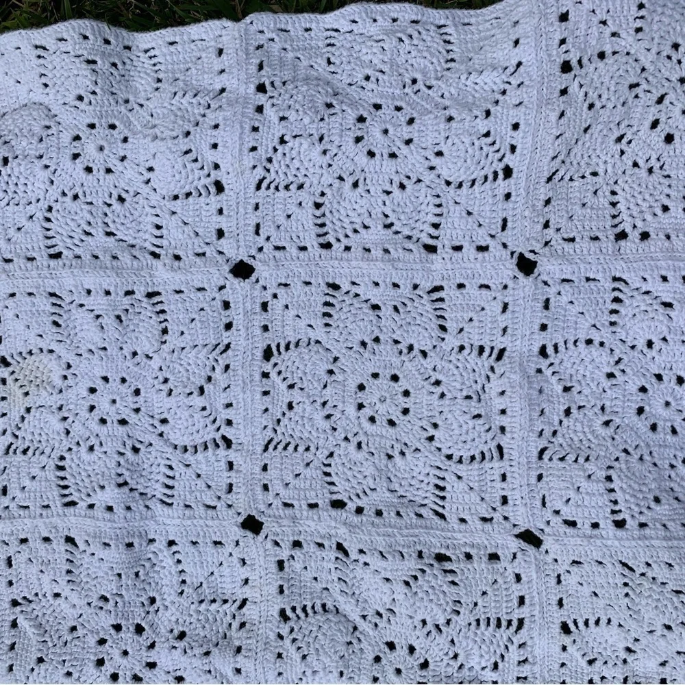 Crochet tablecloth